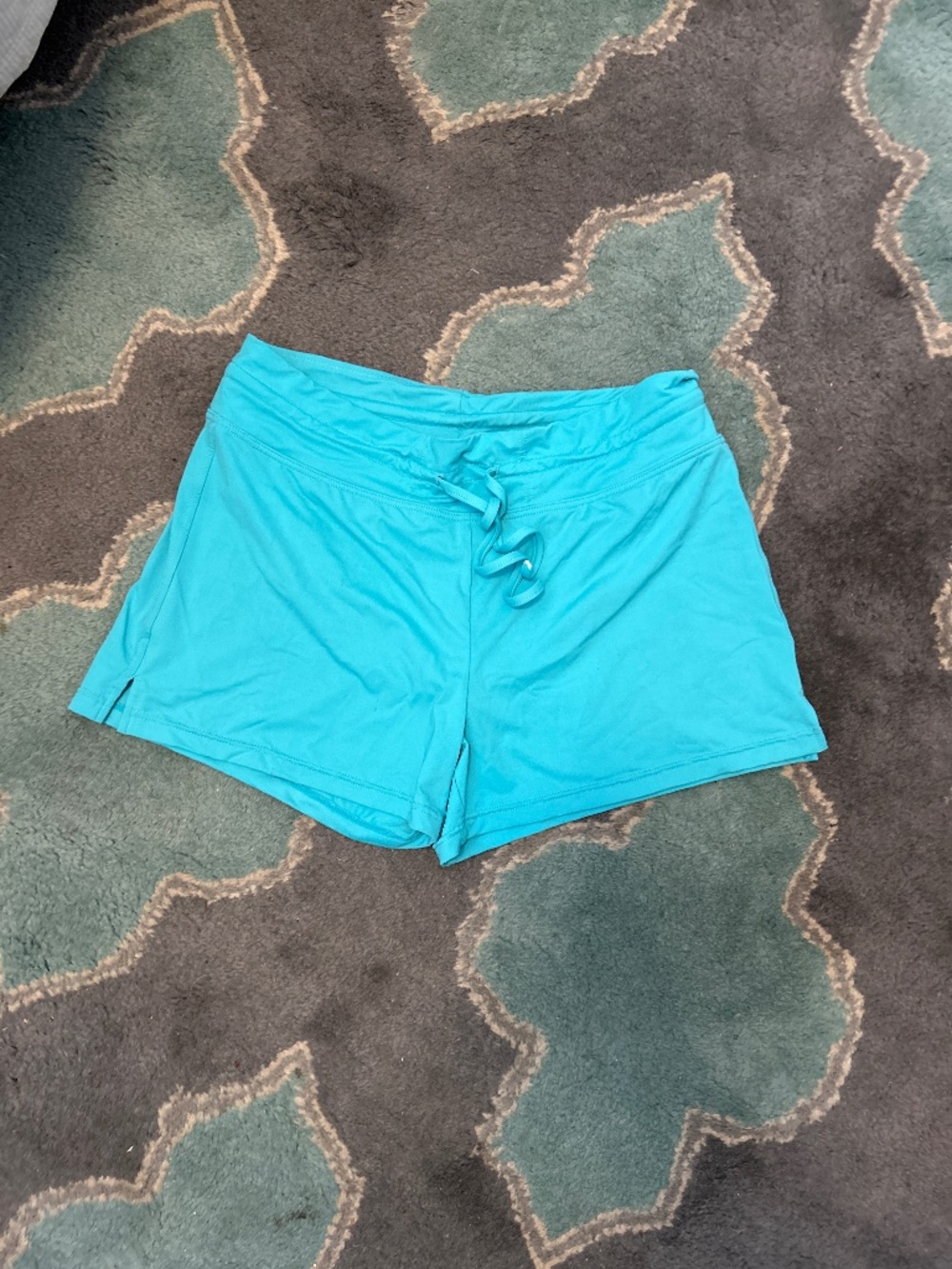 Athleta Swim Shorts Turquoise size small